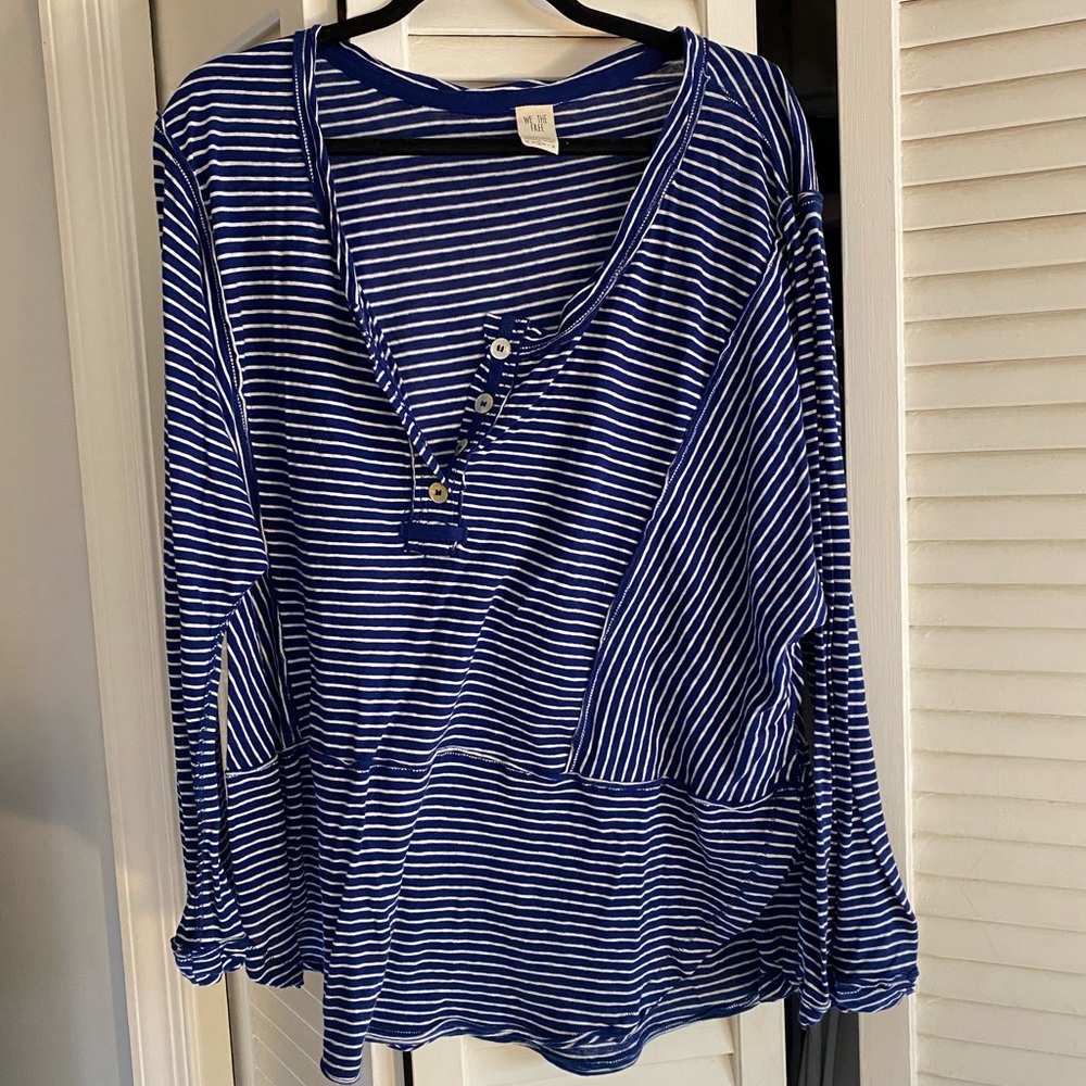 Free People Long Sleeve Henley